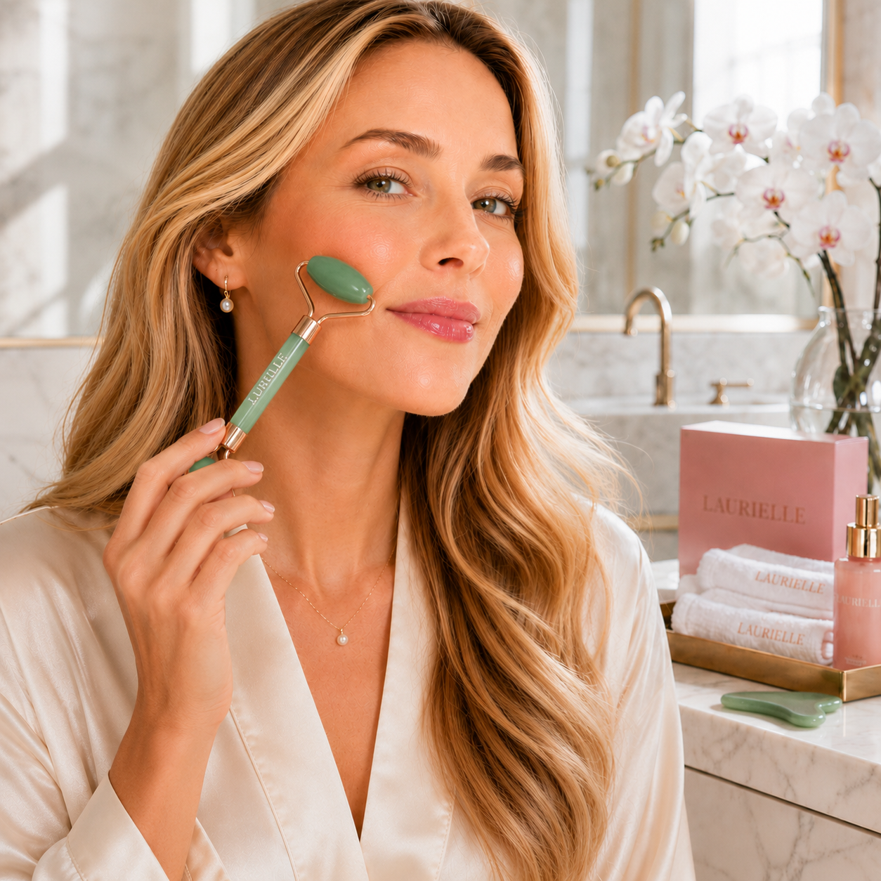 Gua Sha Board 2PCS Massage Stone For Facial Body Skincare Roller Scraping Massager Natural Resin Facial Lifting Scraper Neck Anti Wrinkle Massager Tool