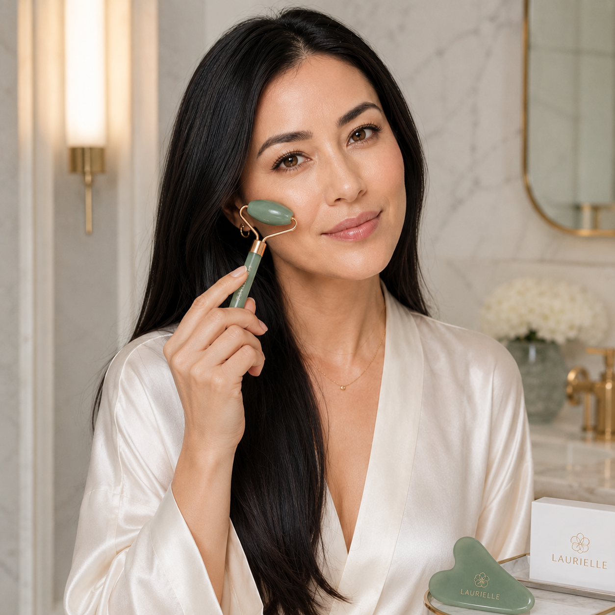 Gua Sha & Facial Roller Set